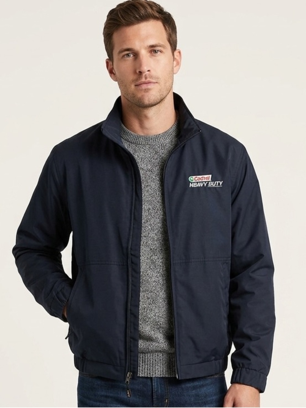 Cutter and Buck Weather Tec black coat.